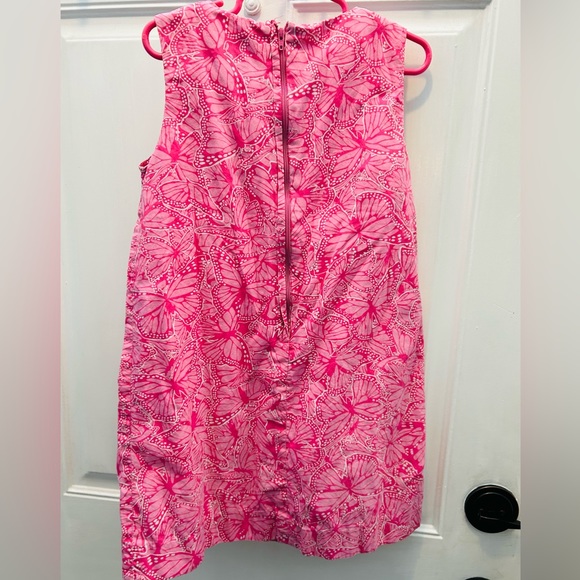 Lilly Pulitzer, Pink Butterflies dress, size 7. Delicate white trim and bows💕 - Picture 3 of 3